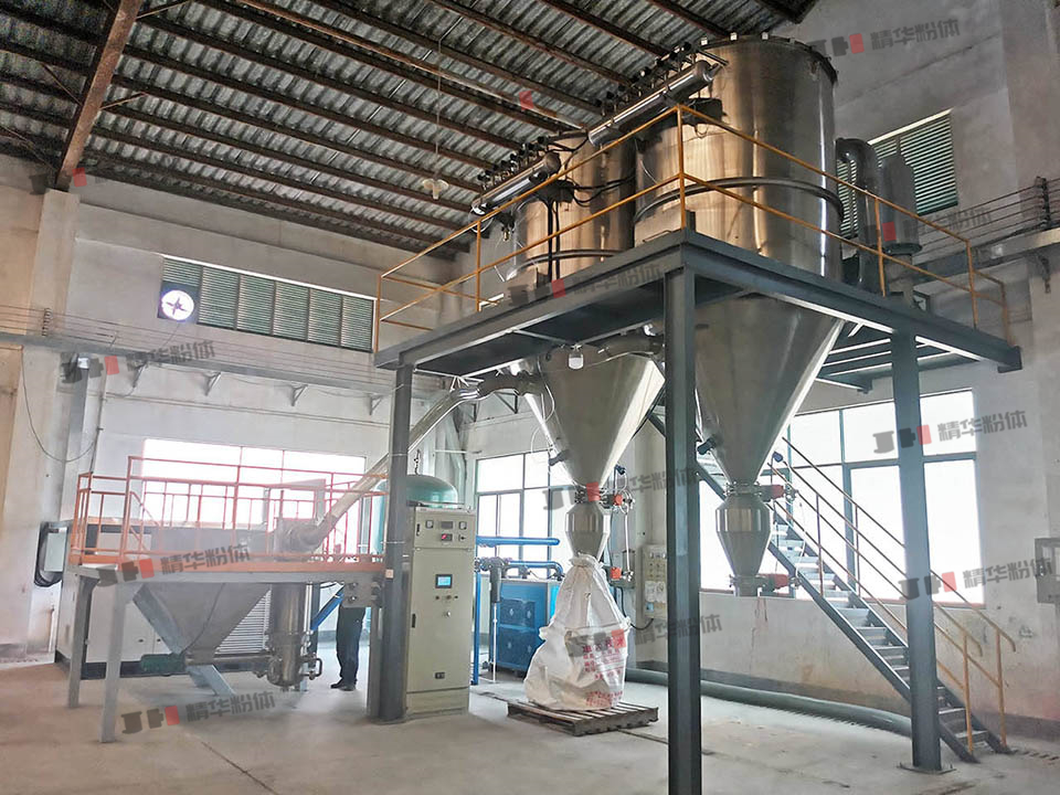 陶瓷釉料氣流粉碎機--廣東某公司