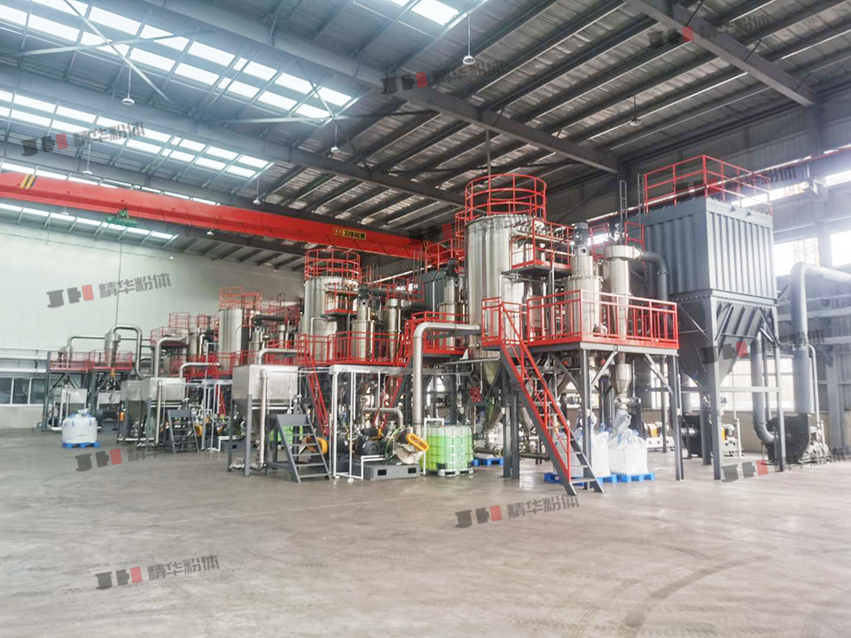 石油焦超微粉碎機--遼寧某生產現(xiàn)場